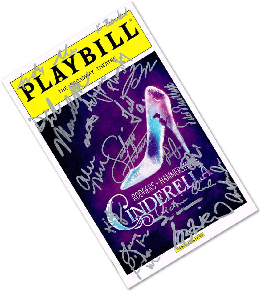 Autographed playbill